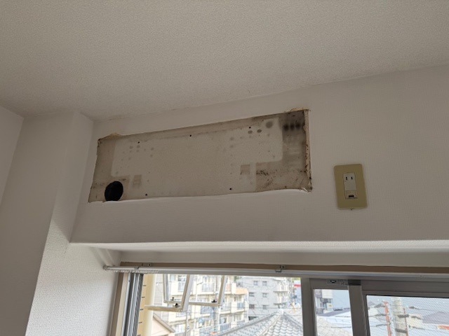 エアコン１台設置されます