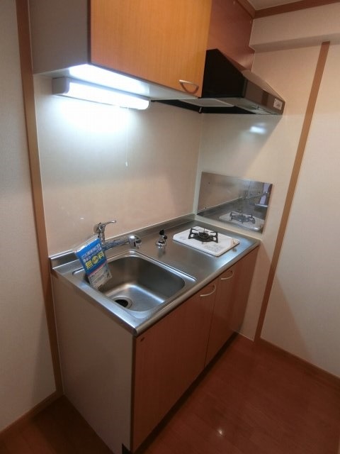 1口ガスコンロのシステムキッチン