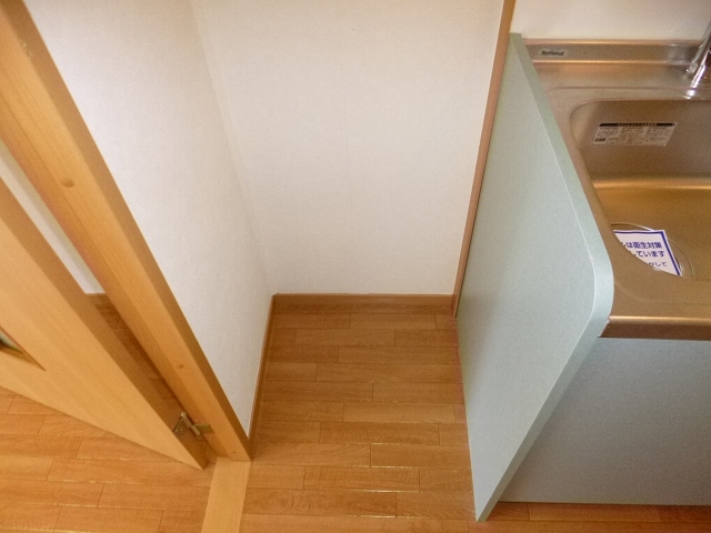 冷蔵庫置き場スペース。