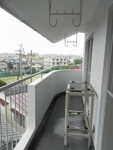 日当たりの良いベランダです
