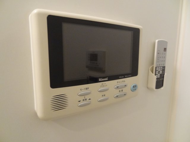 浴室テレビ付きの浴槽です