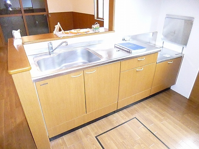 ２口ガスコンロ設置可。