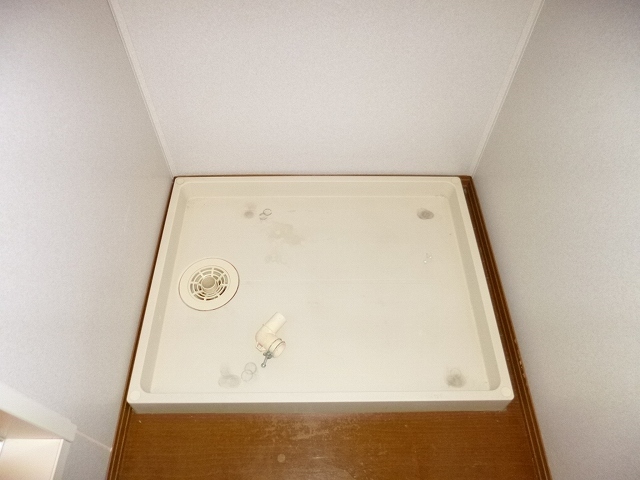 室内洗濯機置き場。