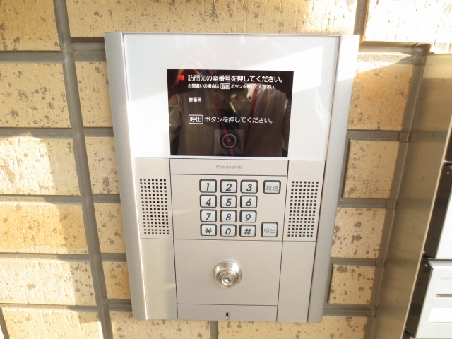 オートロック付きで安心ですね。