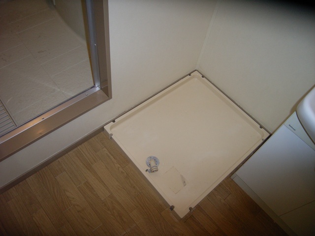 室内洗濯機置場。