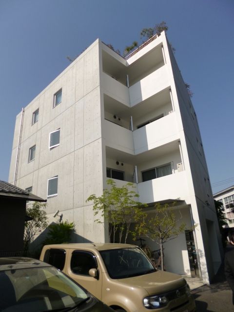 白とコンクリのコラボ。