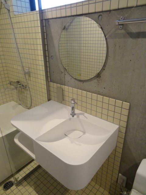 オシャレな丸鏡